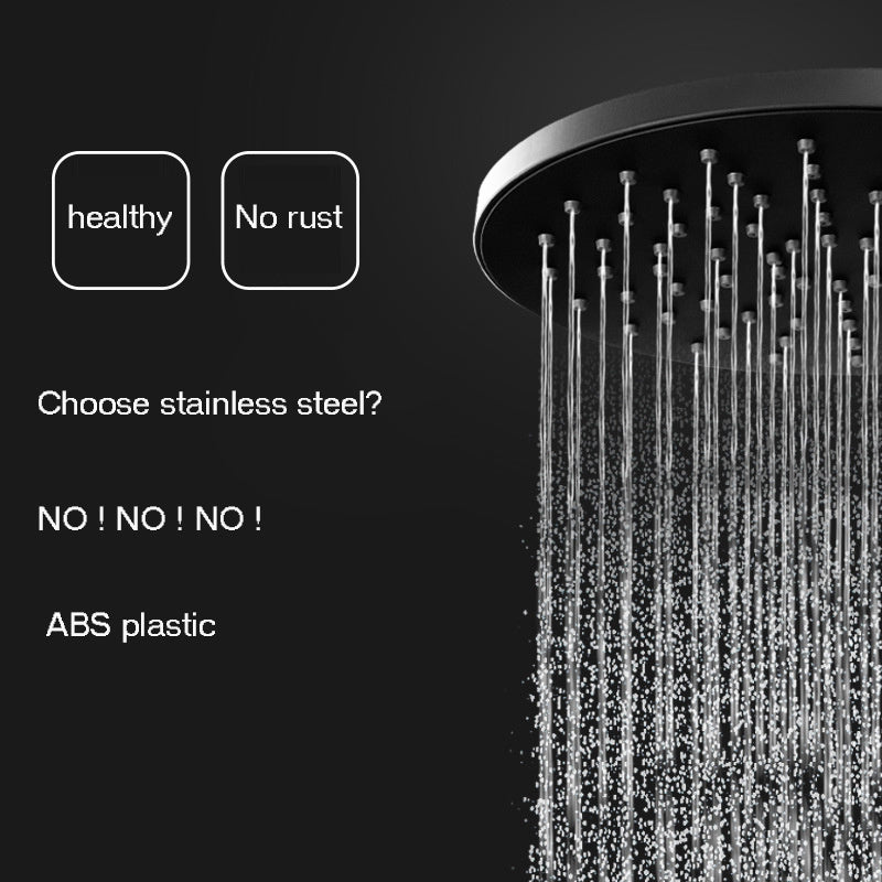 Black Pressurized Shower Shower Head Set Pressurized